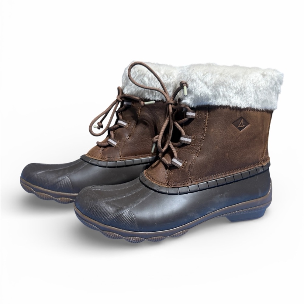 Sperry Winter Boots with Fur Trim lined